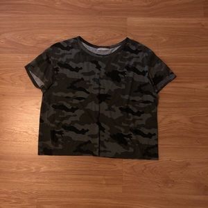 Zara camo top
